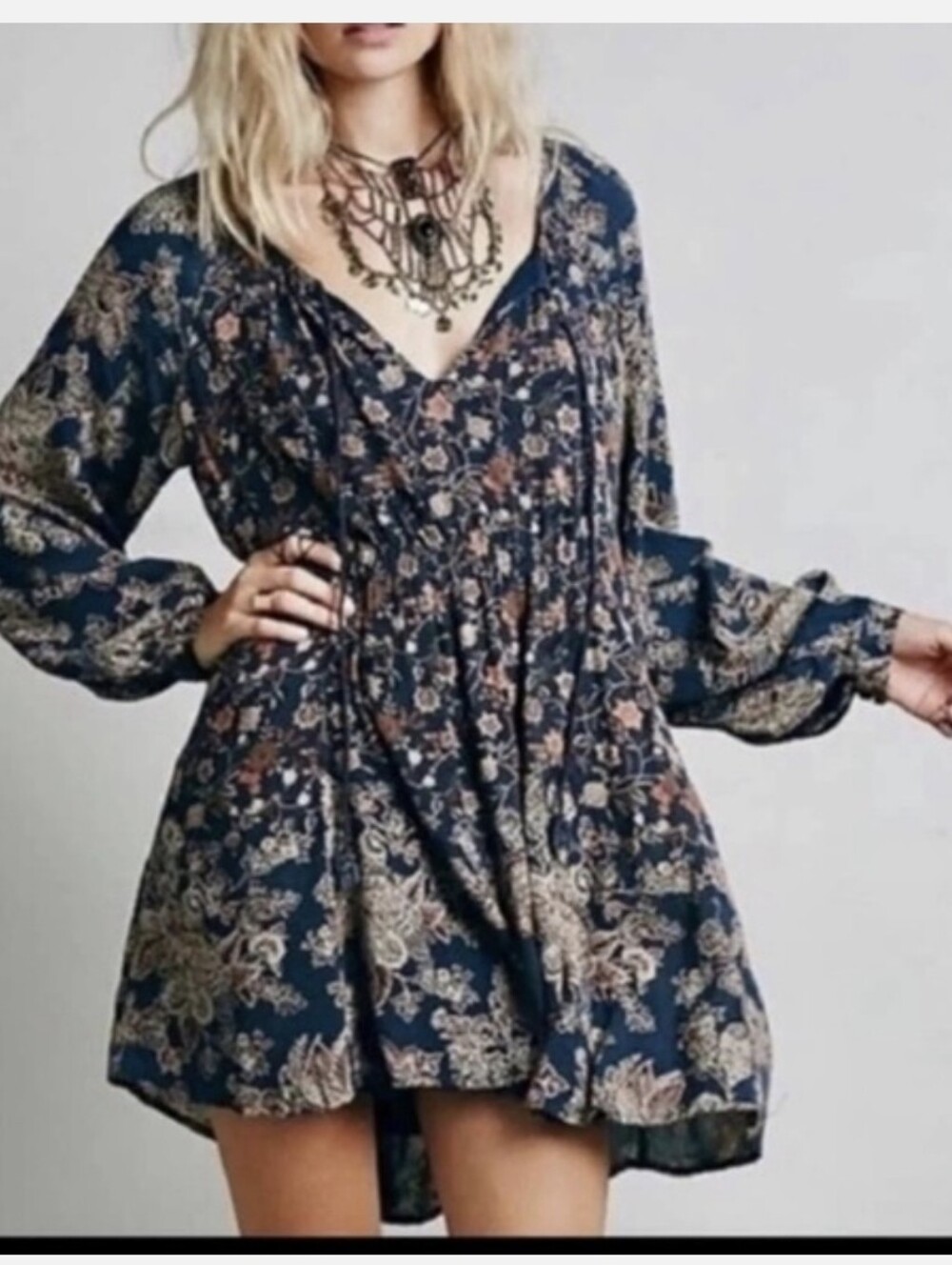 Free People Lucky Loosie Swing Dress
